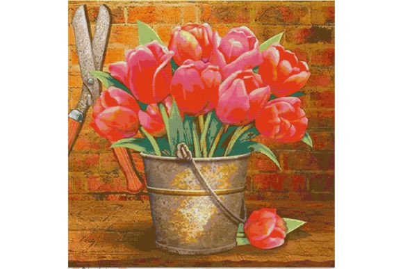Counted Cross Stitch Pattern-Flowers 118 Review